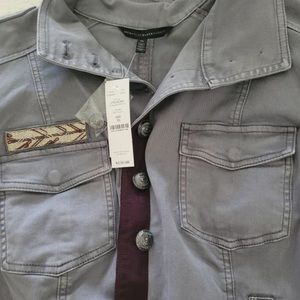 Size 16 White House back market Jean jacket, never worn